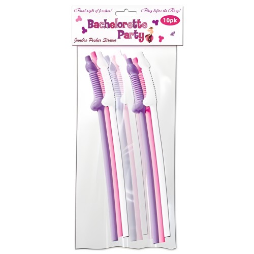 Bachelorette Party Pecker Straws 10 Pack