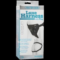 Arnés Luxe Vac-U-Lock - Negro