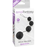 Anal Fantasy Deluxe Vibro Balls - Black