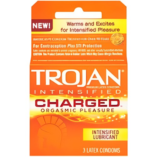 Trojan Charged W/intensified Lubricant Condoms