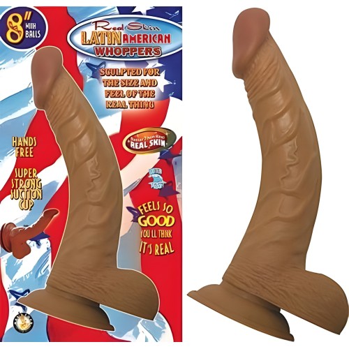 Dong Curvado American Whopper de 8 pulgadas - Dildo Realista