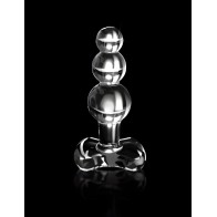 Plug Anal de Vidrio Icicles No 47 con Perlas