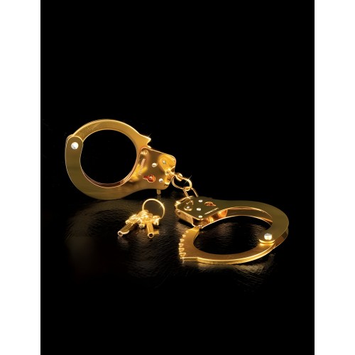 Esposas metálicas doradas Fetish Fantasy