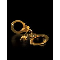 Esposas metálicas doradas Fetish Fantasy