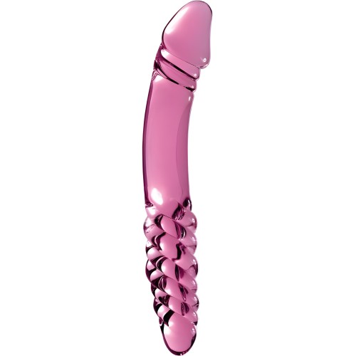 Icicles No 57 Glass Double Dildo Pink