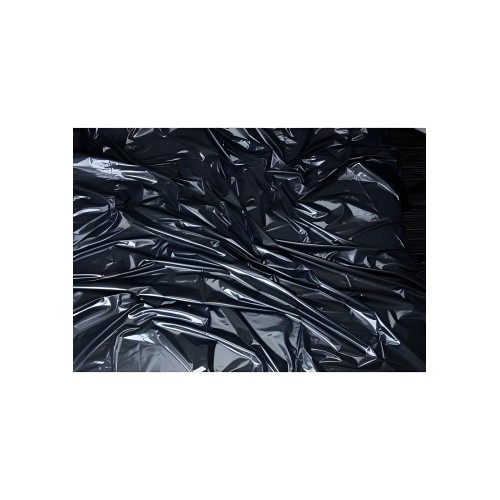 Lux Fetish Vinyl Bed Sheet California King Black