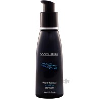 Lubricante a Base de Agua Wicked Aqua Chill de Sensación Refrescante 2oz.