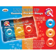 Liquored Up Pecker Gummy Rings 3 Pack