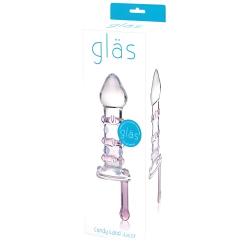 Dildo de Cristal Glas Candy Land Juicer