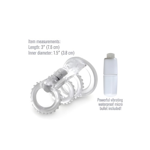 Teddy Bordado Floral Rosa Grande