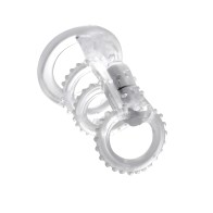 Teddy Bordado Floral Rosa Grande