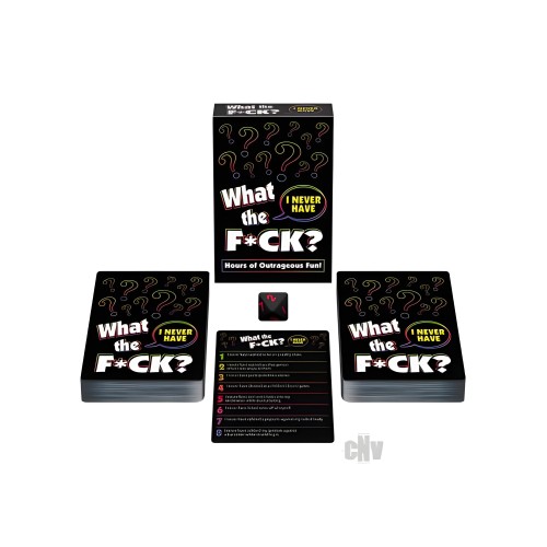 ¿Qué carajo nunca he hecho?