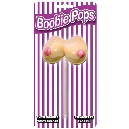 Boobie Pops - Divertidas Paletas de Fresa