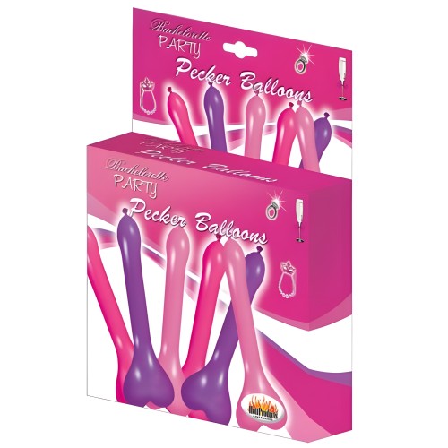 Pecker Balloons Assorted Colors