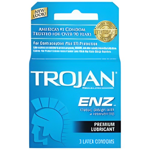 Trojan ENZ Lubricated Condoms - 3 Pack