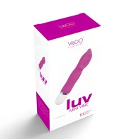 Luv Mini Silicone Waterproof Vibe - Hot Pink