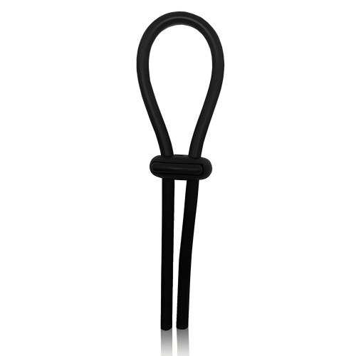 Rock Solid Lasso Adjustable Cock Ring - Black