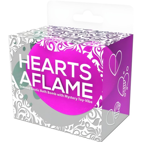 Hearts A Flame Erotic Lovers Bath Bomb
