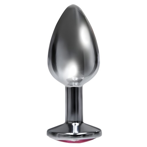 Plug de Acero Inoxidable Bejeweled Silver Starter - Amigable para Principiantes