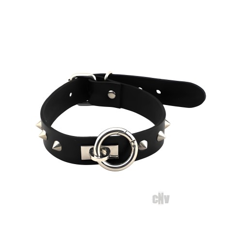 Collar Rouge O-ring con Estrellas - Negro