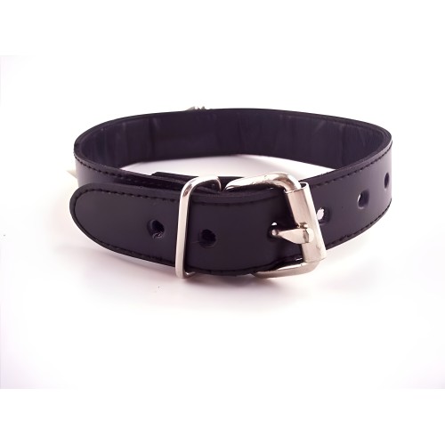 Rouge O-ring Studded Collar - Black