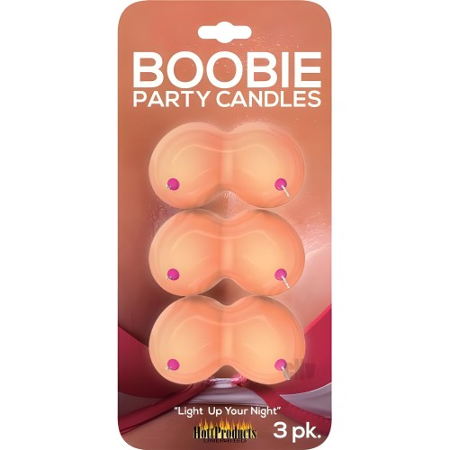 Boobie Party Candles 3 Pack - Fun Accessories