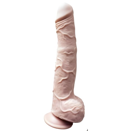 Dildo Cockasaurus 11 pulgadas Beige - Placer Salvaje