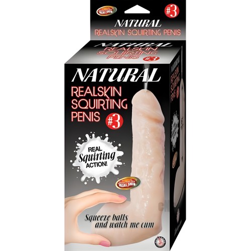 Pene Squirting Natural Realskin