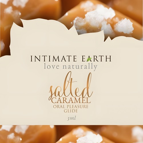 Intimate Earth Salted Caramel Flavored Glide Foil .10oz