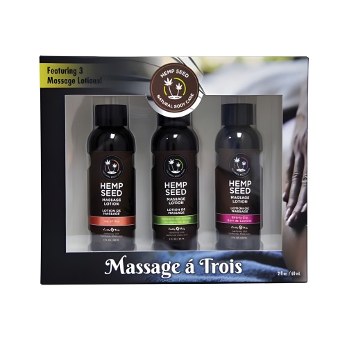 Set de Regalo Earthly Body Massage A Trois