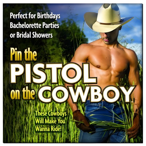Juego Pin The Pistol On The Cowboy - Divertido Juego de Fiesta