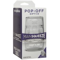 Main Squeeze Pop-off Optix Pussy & Ass Clear