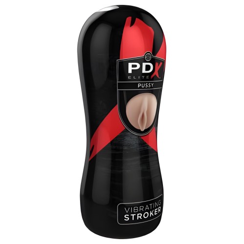 PDX ELITE Vibrating Stroker - Pussy