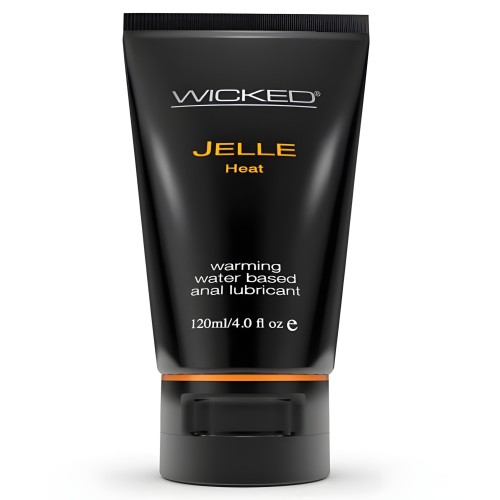 Wicked Jelle Anal Gel Warming Sensation Lubricant 4oz