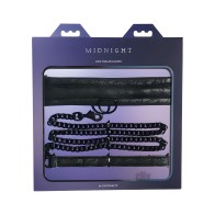 Collar y Correa de Encaje Midnight