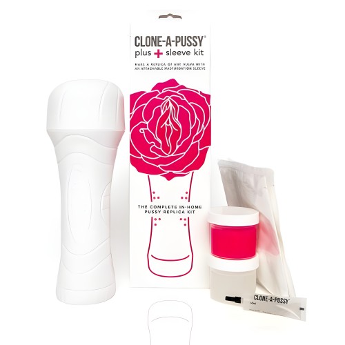 Clone-A-Pussy Kit With Sleeve - Hot Pink