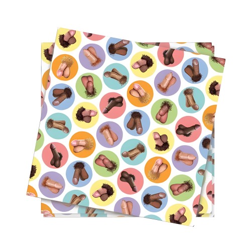 Mini Penis Napkins Pack Of 8