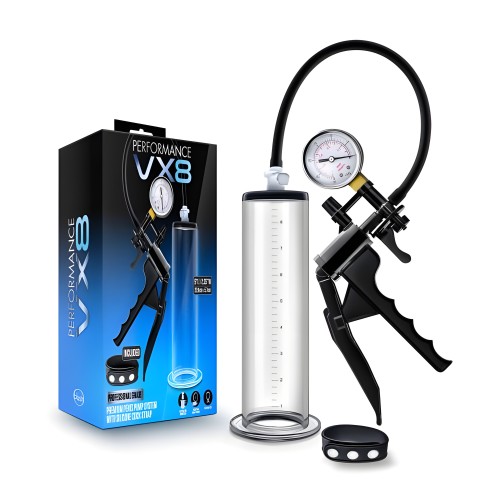 Performance Vx8 Premium Penis Pump - Clear