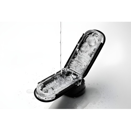 Tenga FLIP ZERO Negro - Placer Masculino Definitivo