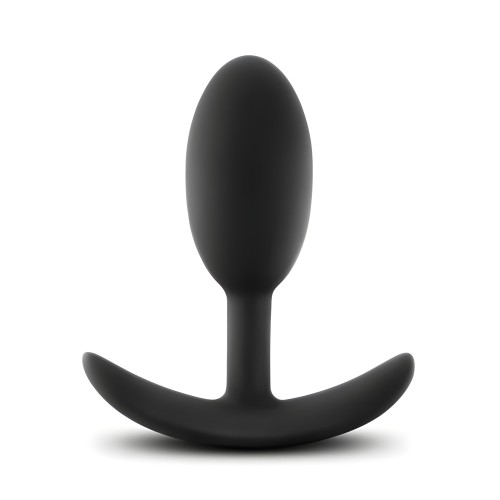 Luxe Plug Vibrador Slim Medio Negro