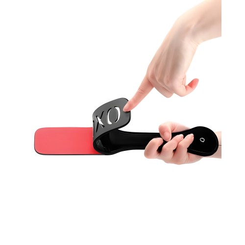 Ouch! Paddle - XOXO - Black - Memorable Sensations