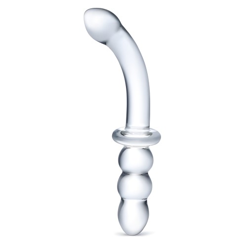 Electric Eel Dildo de Cristal de 8" con Relieves para el Punto G