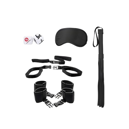 Ouch! - Bed Post Bindings Restraint Kit - Black