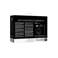 Ouch! - Bed Post Bindings Restraint Kit - Black
