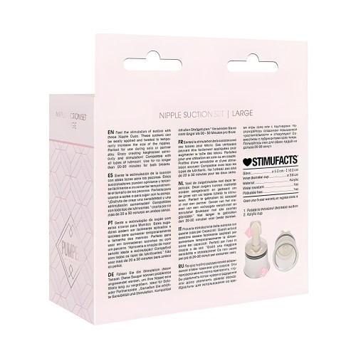 Pumped Nipple Suction Sets Large
