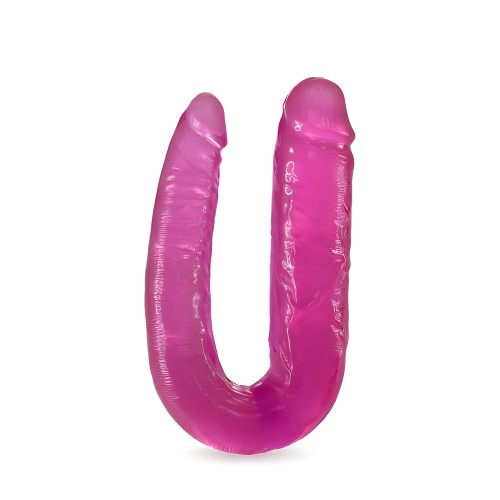 Dildo Doble Cabeza B Yours Rosa - Forma en U Flexible