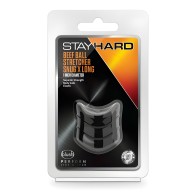 Stay Hard Beef Ball Snug Stretcher 1" Negro