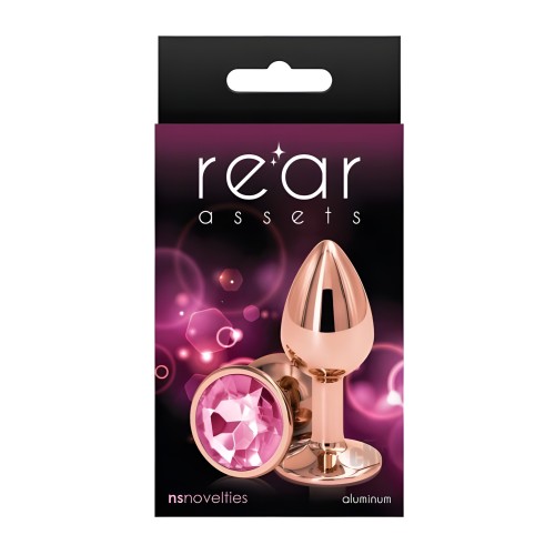 Rear Assets Rose Gold Small Butt Plug