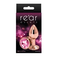 Rear Assets Rose Gold Small Butt Plug
