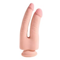 King Cock Dildo Doble Penetrador de 9.5 Pulgadas Triple Densidad